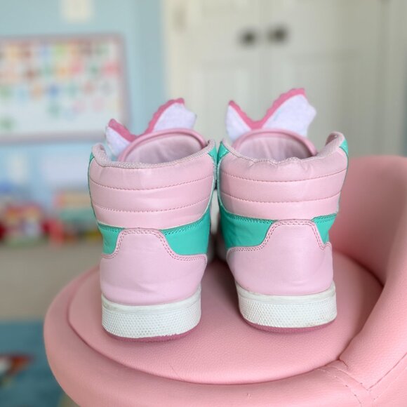 Kawaii Dinosaur Pastel High Top Sneakers - Picture 6 of 12